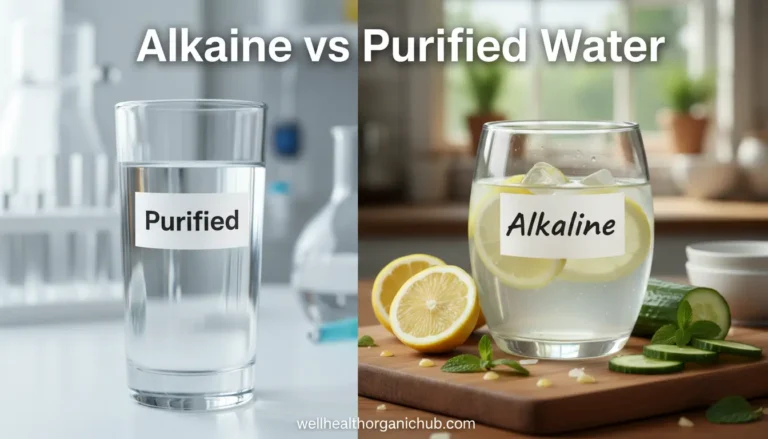 Comparison of alkaline vs purified water for health benefits wellhealthorganichub