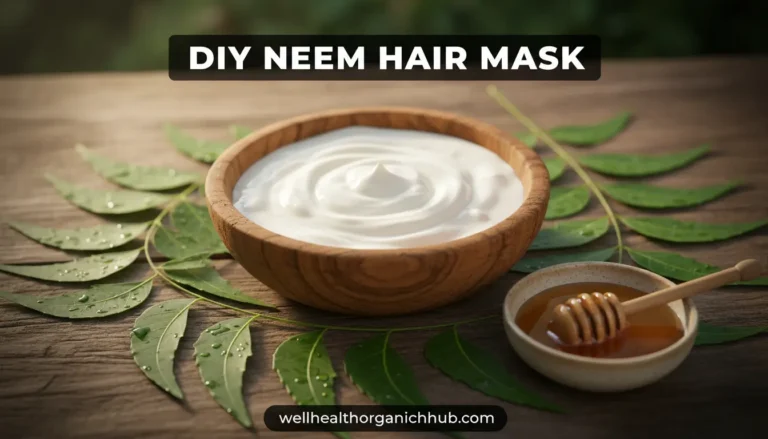 DIY Neem Hair Mask for Chronic Dandruff treatment wellhealthorganichub