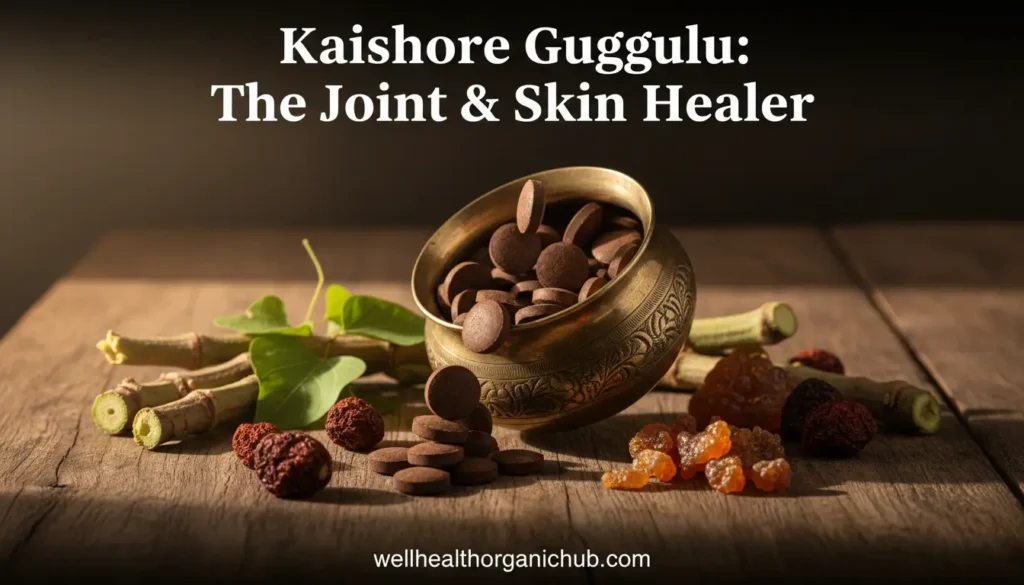 Kaishore Guggulu Ayurvedic tablets for uric acid and skin health