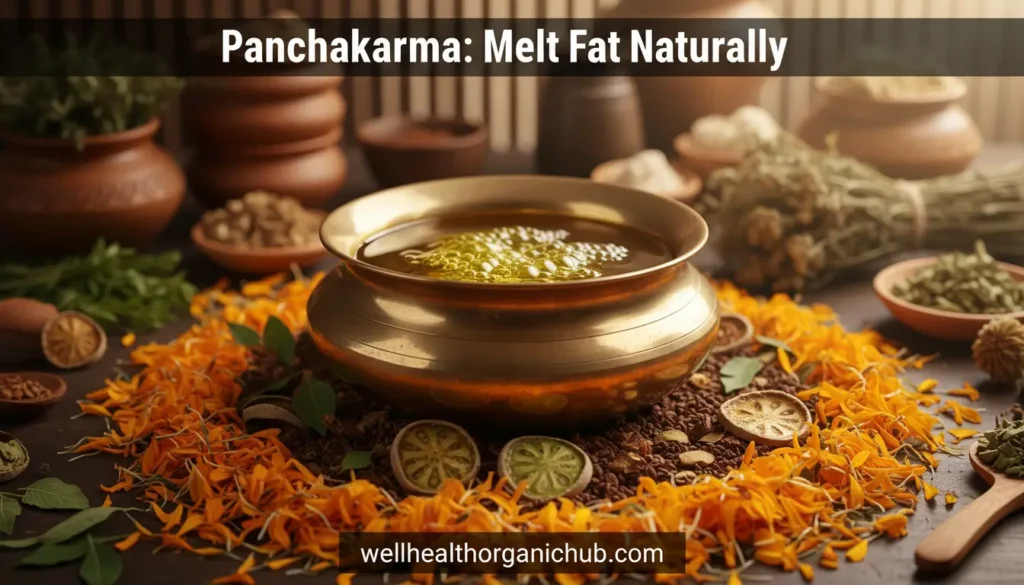 Panchakarma Ayurvedic detox setup for weight loss