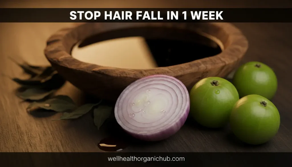 Proven Ayurvedic Secrets to Stop Hair Fall in 1 Week