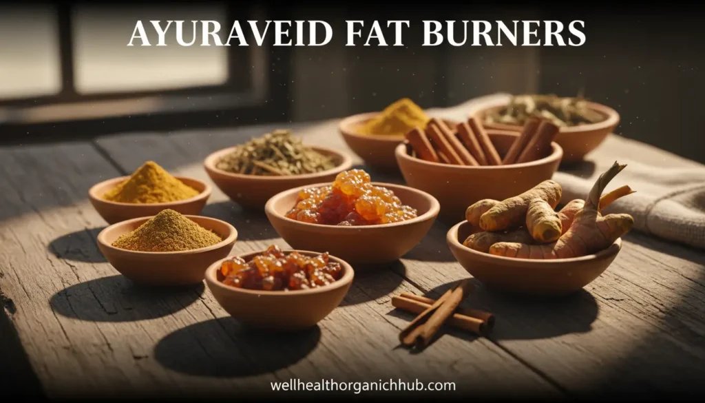 Top ayurvedic herbs for weight loss and fat burning on wellhealthorganichub.com