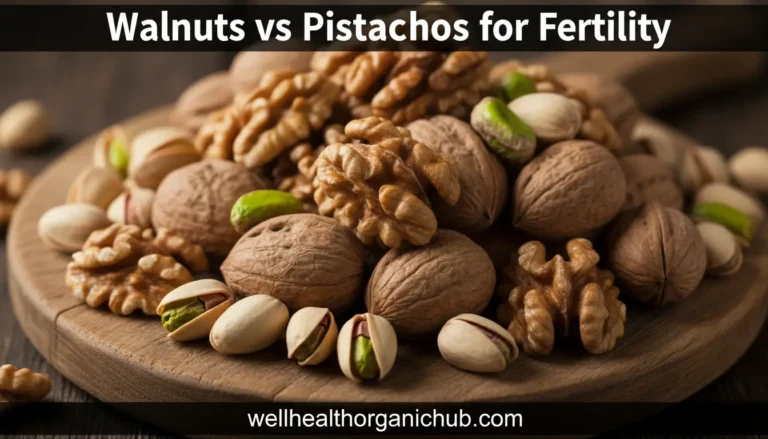 Walnuts vs Pistachios for Fertility comparison wellhealthorganichub