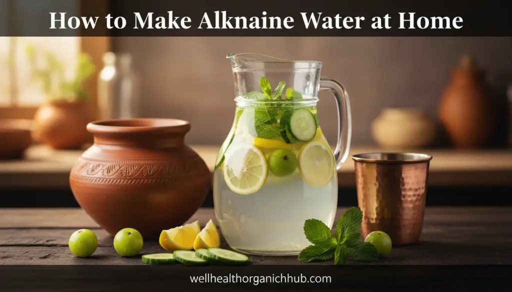 how to make alkaline water at home with natural ingredients wellhealthorganichub