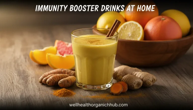 7 Best Immunity Booster Drinks at Home featuring Haldi Doodh and Ginger Lemon Tea