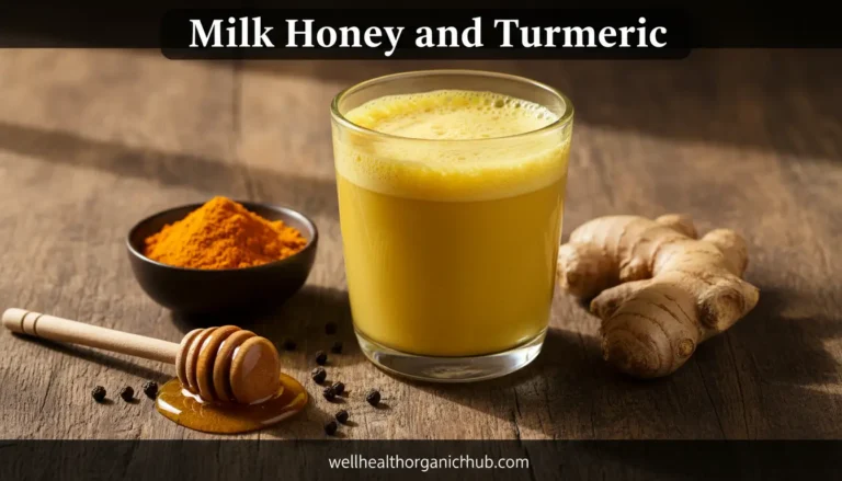 Benefits of Milk Honey and Turmeric Golden Milk recipe