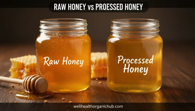 Comparison of Raw Honey vs Processed Honey for health