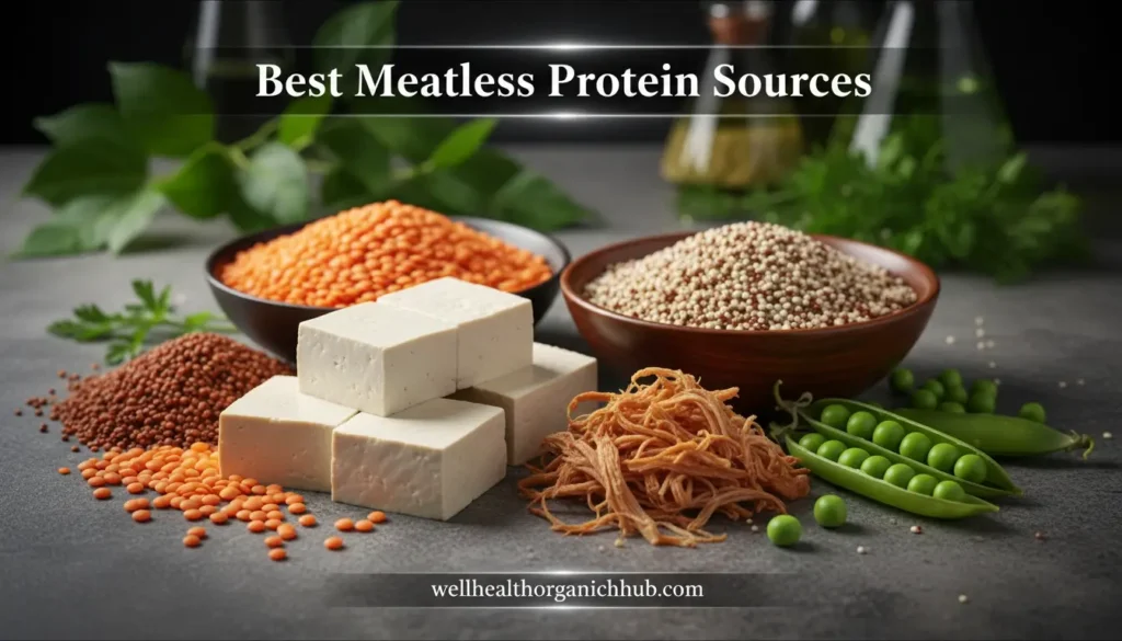 Diverse meatless protein sources for vegetarian muscle building