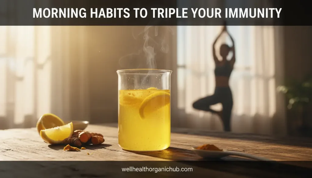 Morning habits to triple your immunity naturally with lemon water and sunlight