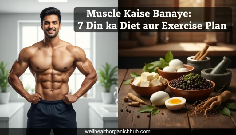 Muscle Kaise Banaye 7 Din ka Diet aur Exercise Plan