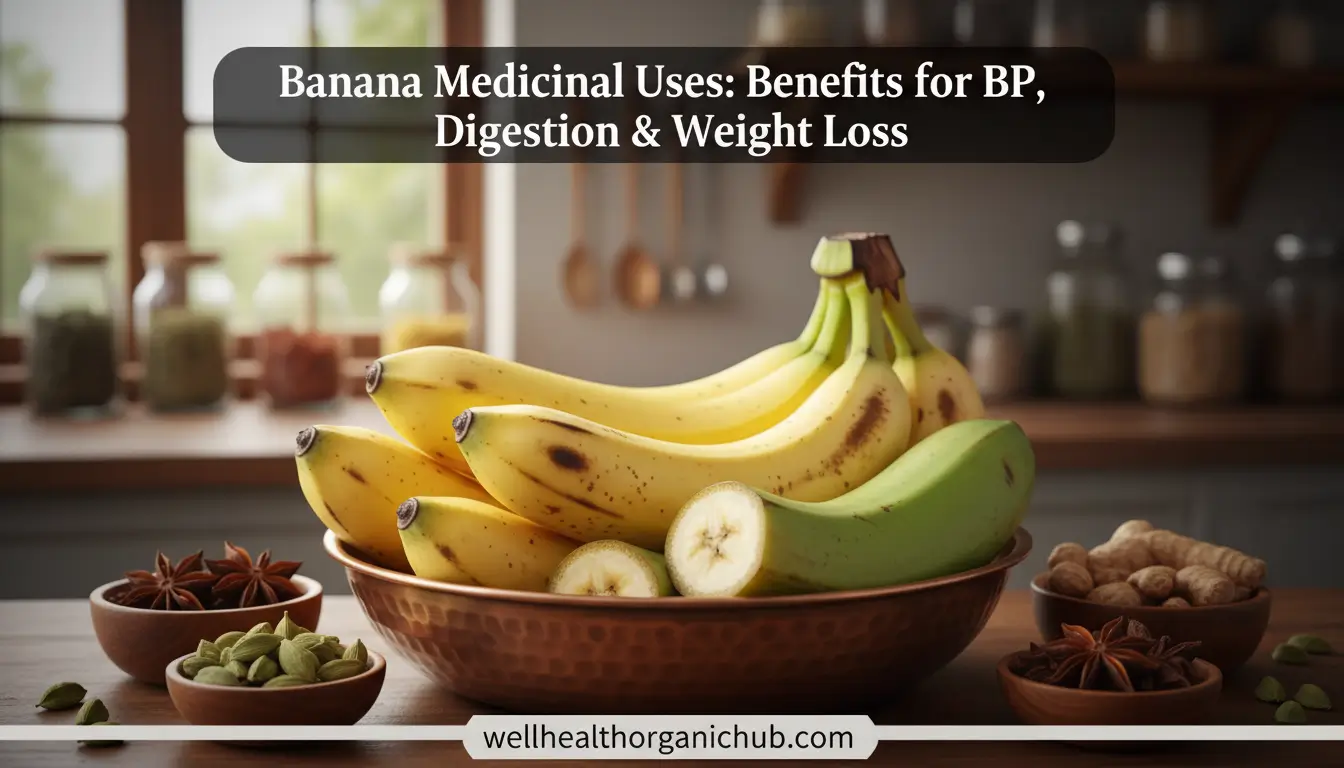 Banana Medicinal Uses: Benefits for BP, Digestion & Weight Loss