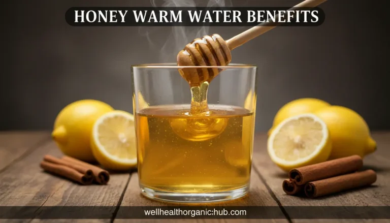health benefits of warm water with honey in the morning