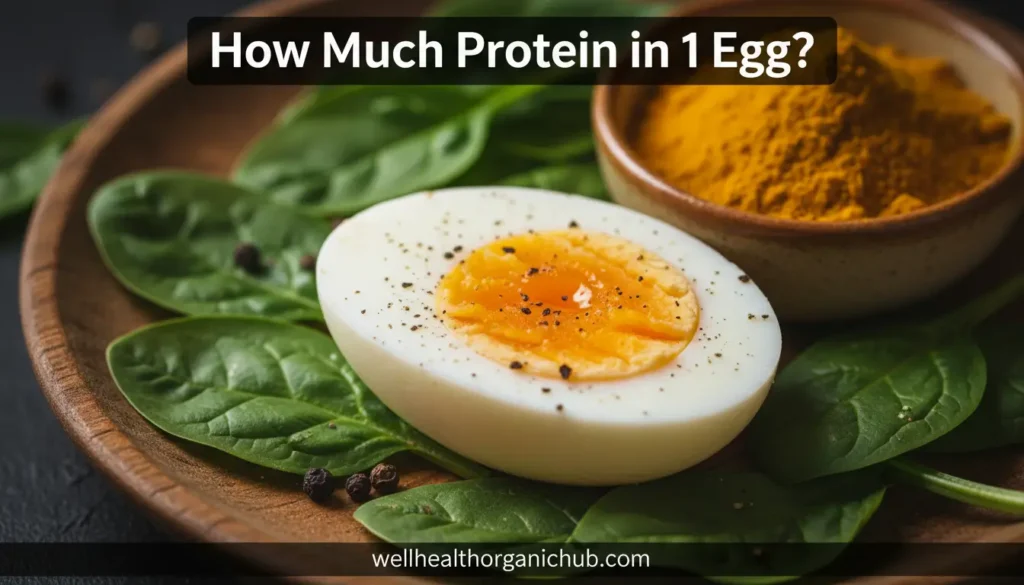 how much protein in 1 egg