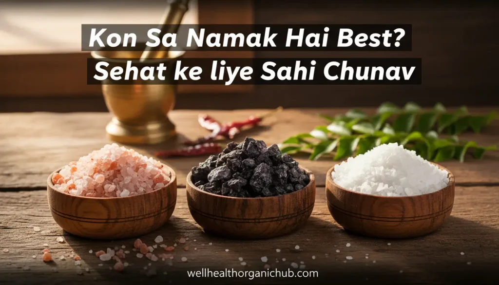 Best salt for health - Indian home remedy salt comparison