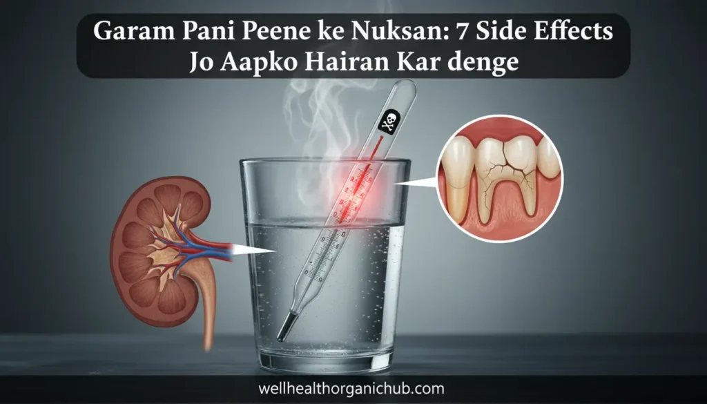 Garam pani peene ke nuksan - Side effects of drinking hot water on kidney and teeth