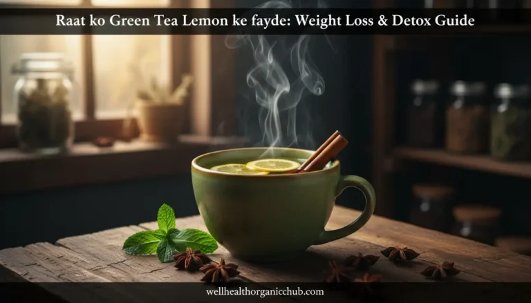 Green tea with lemon benefits - Indian home remedy