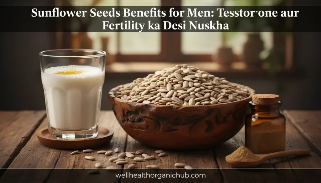 Sunflower Seeds Benefits for Males - Indian home remedy for testosterone