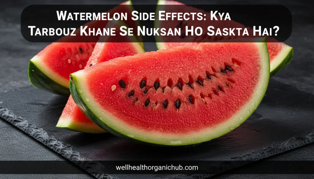 Watermelon side effects - Indian home remedy precautions for gas and diabetes
