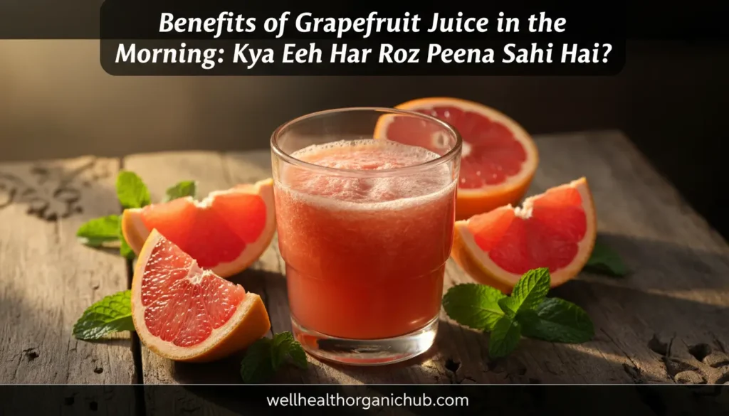 benefits of grapefruit juice in the morning - Indian healthy detox drink