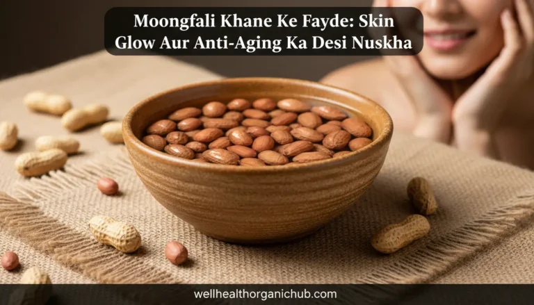 moongfali khane ke fayde - Indian peanuts benefits for skin glow and anti-aging