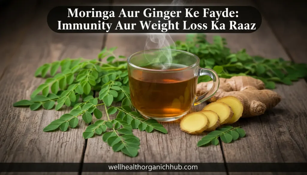 moringa aur ginger ke fayde - Indian home remedy for immunity and weight loss
