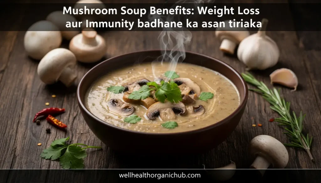 mushroom soup benefits - Indian healthy home remedy for immunity and weight loss