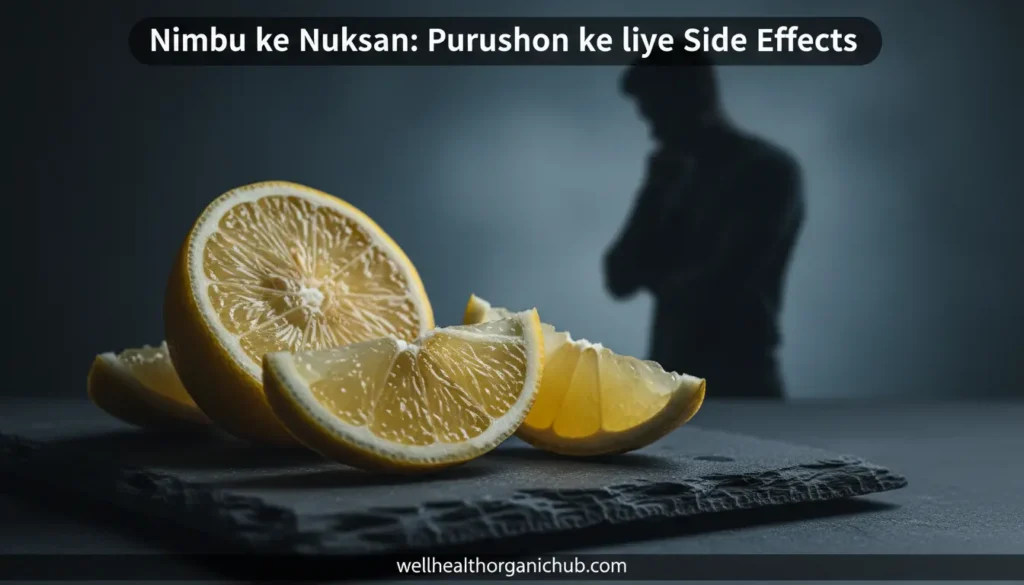 nimbu ke nuksan - Side effects of lemon for male health and dental erosion