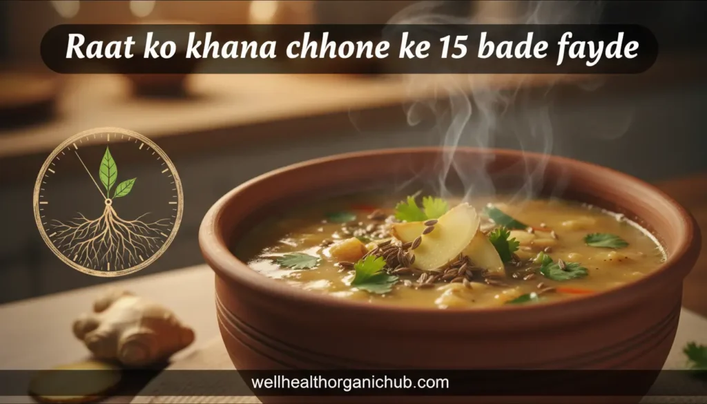 raat ko na khane ke fayde - Health benefits of early dinner and night fasting in India