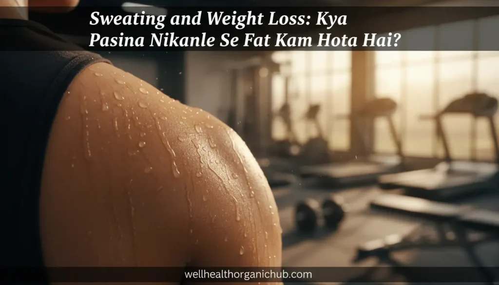 sweating and weight loss - Indian home remedy fitness myth